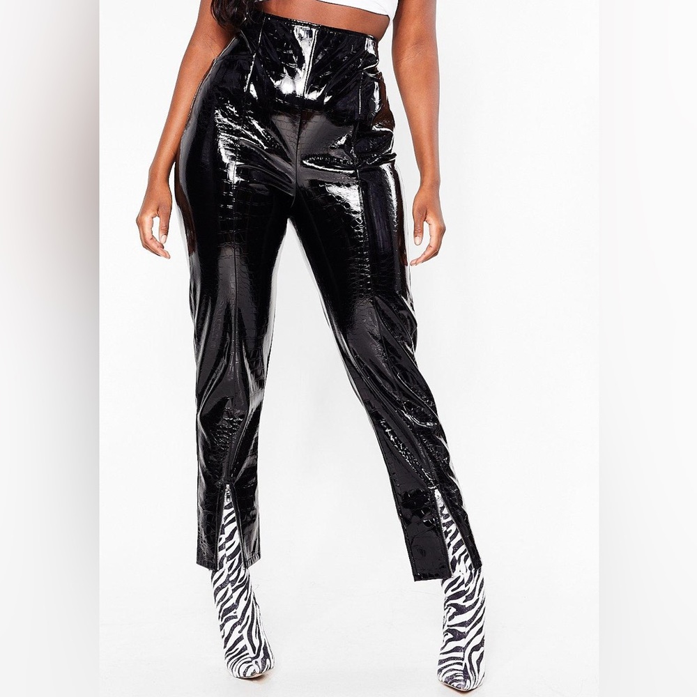 NWT Nasty Gal Crocodile Pants